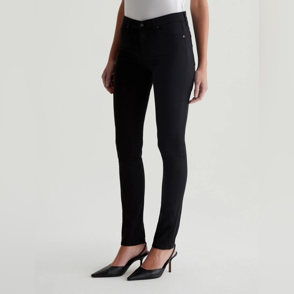 AG Jeans black Prima cigarette leg slim pants - size 30 - Picture 3 of 13